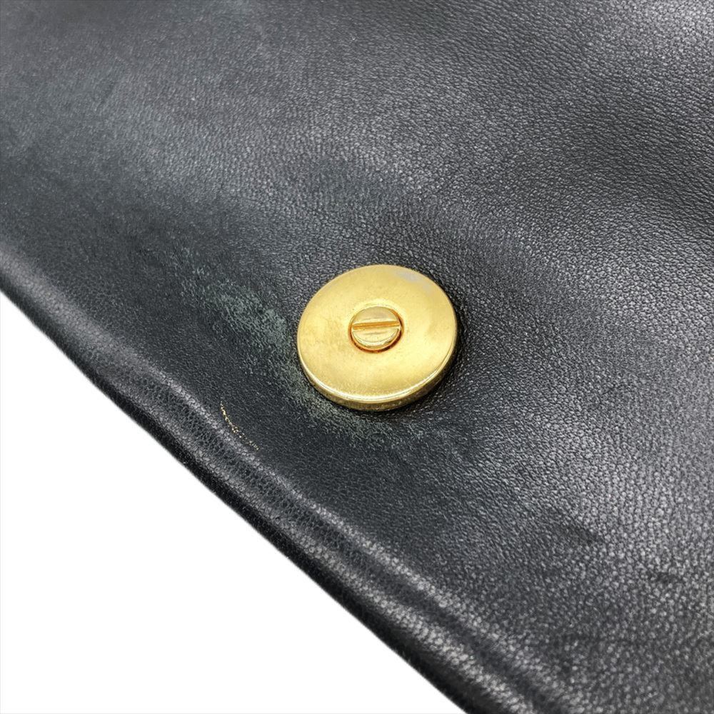CHRISTIAN DIOR Black Leather Shoulder Bag - Picture 8 of 10